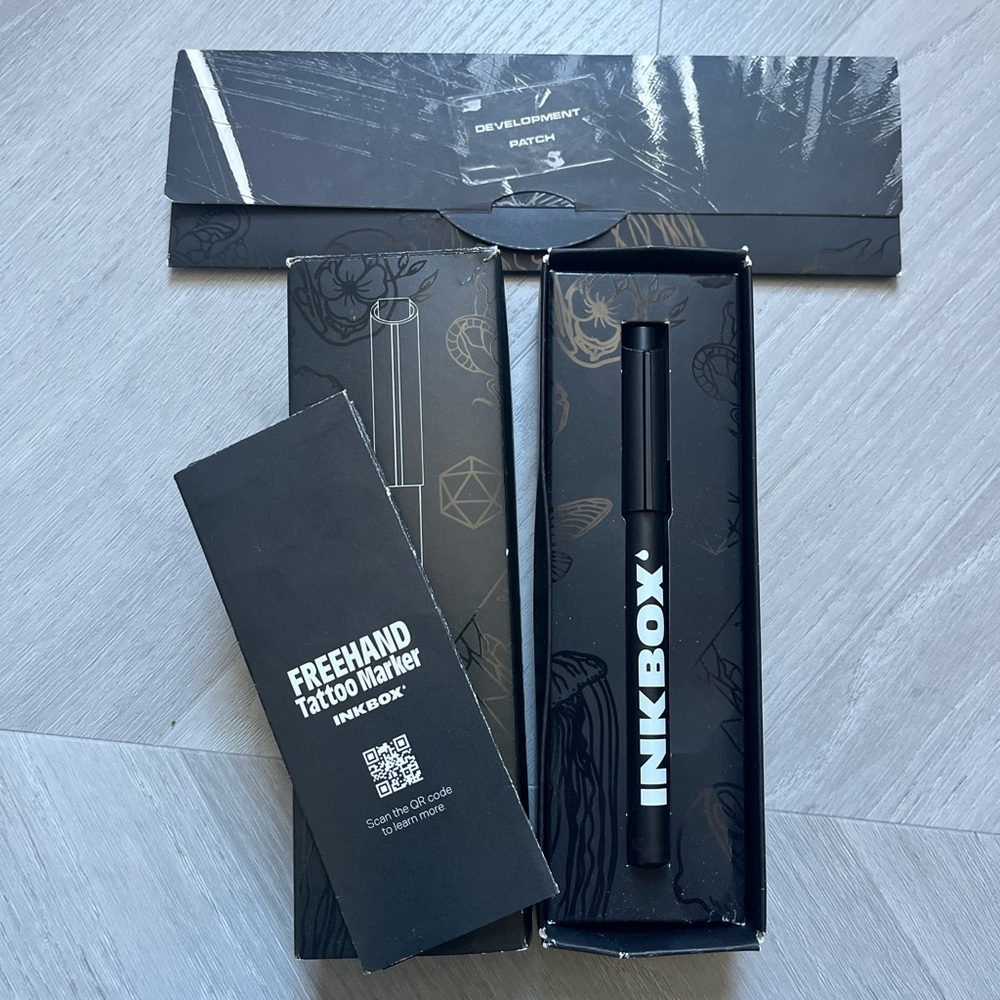 InkBox tattoo marker pen - black